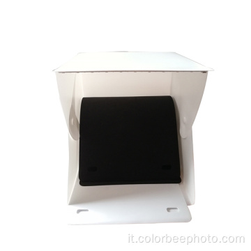 Mini scatola luminosa per studio fotografico in plastica da 24 cm